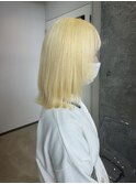 ブリーチのみでつくる抜きっぱなしカラー
