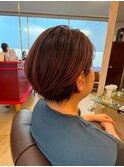 大人ショート/白髪ぼかし