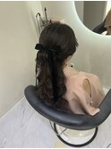 綺麗めハーフアップ/北新地ヘアセット