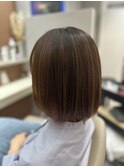 艶々ミディアムボブレイヤー♪