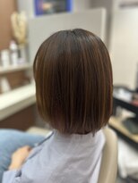 アオ 花咲町(a-o)&nbsp;艶々ミディアムボブレイヤー♪