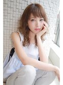 くせ毛風無造作ミディアム☆