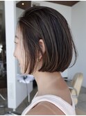 小顔ミニボブと透明感ハイライトアッシュ【福井ユウリ湘南鎌倉】