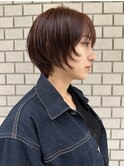 癖毛風ショートヘア