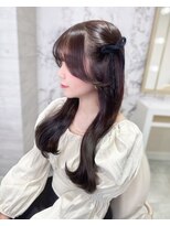 アマンドール(Aman D'or)&nbsp;顔周り小顔レイヤー◇ラベンダーブラウン