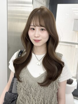 エヌアイ オモテサンドウ(ni omotesando) ブリーチなしダブルカラー/ミルクティーベージュ