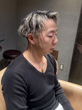 ロンド ラマ 岐阜(Lond bla-ma) Lond bla-ma 岐阜 畑中 希望 金メッシュツイスパアップバング