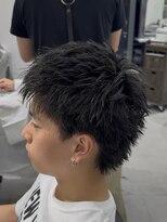 グルーマーズクレッジ 渋谷店(GROOMER/S CREDGE)&nbsp;men's/メンズ/メンズカット/刈り上げセンターパート/渋谷