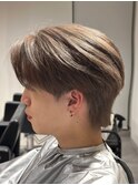 グレージュニュアンスセンターパート