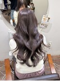 髪質改善 スーパーロング ワンレングス レイヤー 韓国風巻き