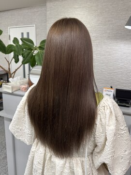 ジーライツ(G-Reiz) ブリーチなしダブルカラーでミルキーベージュ