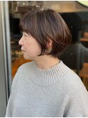 シャープハイライト 大人ショートボブ 窪田