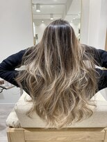 ブティック(boutique)&nbsp;「お客様施術後フォト」バレイヤージュ　シャンパンゴールド