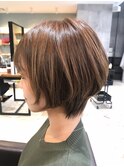 大人可愛い/モテ髪カタログ/小顔/ウルフカット/ハンサムショート