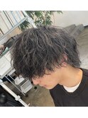 ツイストスパイラルパーマ波巻きスパイラルパーマウルフパーマ