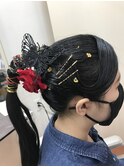 卒業ヘアーセット