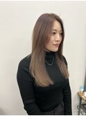 韓国ロング/ブリーチ/ミルクティー/京都/三条河原町/髪質改善