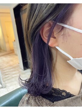 アクト(ACT) ラベンダー×イヤリングカラー　インナーカラー