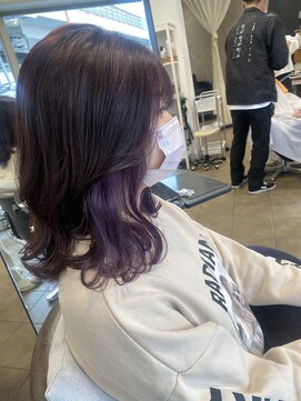 ソワンドゥブレス 瓜破店(soin de brace) インナーカラー