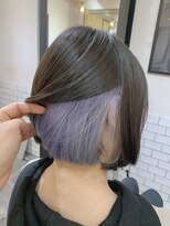 サロンドミルク 新百合ヶ丘店(salon de MiLK)&nbsp;＊インナーカラーボブイヤリングカラーハイライト新百合ヶ丘