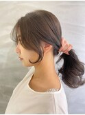 【梅田】巻いてもおろしてもかわいい顔まわりカット
