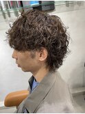 波巻きパーマ