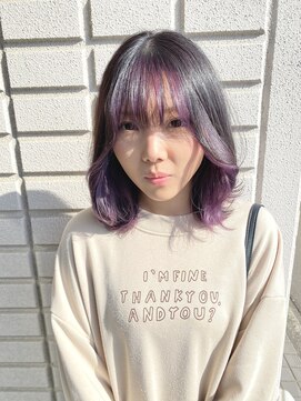 ヘアデザイン アンジェロカフェ(Hair Design Angelo cafe) ペールバイオレット♪