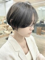 ソーコ 渋谷(SOCO)&nbsp;大人ショートボブ黒髪ショートカットマッシュショート前髪あり