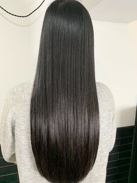 デューヘアー(due hair) 髪質改善×サラ艶ロング×透明感グレージュカラー!