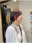 ボブ/ボブカット/ポイントカラー/インナーカラー