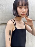 インナーカラー×ホワイトベージュ