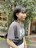 バートランド 白楽(Bertland)&nbsp;島田/レイヤーボブ ヘルシーカラー グレージュ 外はねボブ