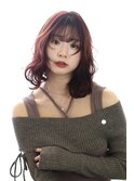 【高橋那月】20代30代40代◎小顔レイヤーチェリーブラウン