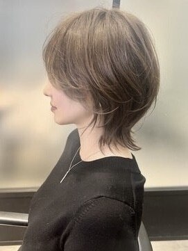 ダブルトーキョー シブヤ(W-TOKYO SHIBUYA) くびレイヤーウルフひし形小顔 ウルフカット