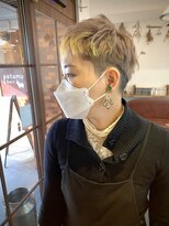 ポタム 東中野(potamu)&nbsp;ベリーショートにブリーチ