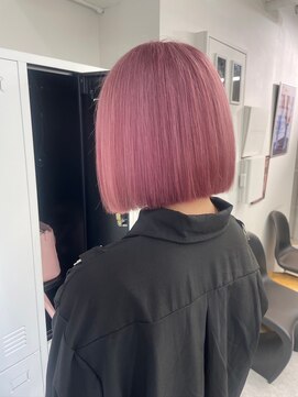 ペレ 栄店(PELE) イメチェン/ホワイトブロンド/外ハネボブ/美髪/栄