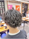メンズ波巻きパーマ