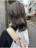 【ナチュラルグレージュ】 透明感カラー
