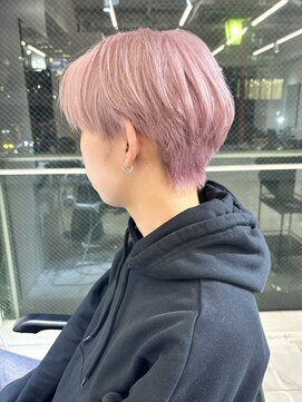 ランテルディ 渋谷(LANTERDIT) メンズ ペールピンク ブリーチ2.3回～