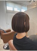 大人しっとりかわいいボブ
