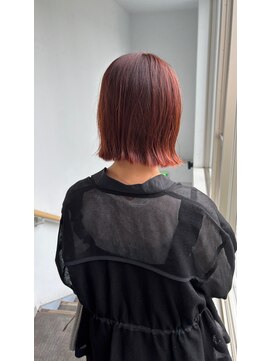 アクター(actor) ツヤ感ピンクブラウンショート　【丸山　翔】