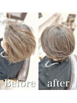 ファン 竹ノ塚店(F.U.N) 白髪ぼかし(ベージュ系)白髪キレイにマイナス10歳