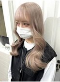 ベージュ/ダブルカラー/ケアブリーチ/髪質改善/原宿