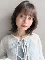 リヤン 表参道(lyann) 大人ガーリーダークアッシュ似合わせカット外ハネボブa