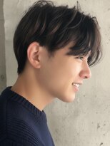 トゥルートラスト オムオム 甲府和戸(True Trust HOMME HOMME)&nbsp;メンズ ナチュラルマッシュ×ナチュラルセンターパート