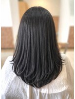 カットハウス はさみの部屋&nbsp;セミロング/まとまるストレート/質感ケア/レイヤー/内巻きヘア