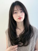 アグ ヘアー セル 赤穂店(Agu hair sel) 《Agu hair》イェップンオンニ小顔風レイヤ-×numberA.ヘアバタ-