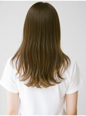 大人可愛いロング20代30代◎前髪あり透明感ベージュカラー赤羽