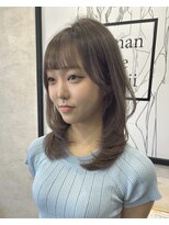 アートマン(artman)&nbsp;【artman 青井美海】ミディアムレイヤー/ハッシュカット/顔周り