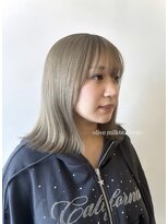 ドルセプラタ(Dulce plata) 2回ブリーチ必須!オリーブベージュカラー